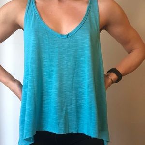 Emma and Sam XS turquoise tank top